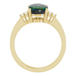 Oval Black Opal 7_Yellow Gold_Oval