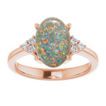 Oval Black Opal 11_Rose Gold_Oval