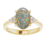 Oval Black Opal 11_Yellow Gold_Oval