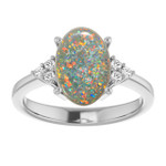 Oval Black Opal 11_White Gold_Oval