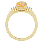 Round Black Opal 56_Yellow Gold_Round