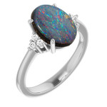 Oval Boulder Opal 33_White Gold_Oval