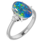 Oval Opal Triplet 60_Sterling Silver_Oval