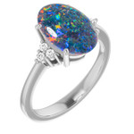 Oval Opal Triplet 62_Sterling Silver_Oval