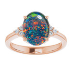 Oval Opal Triplet 68_Rose Gold_Oval