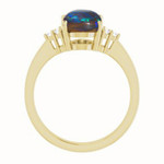 Oval Black Opal 2_Yellow Gold_Oval