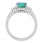 Oval Black Opal 75_White Gold_Oval