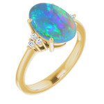 Oval Black Opal 75_Yellow Gold_Oval