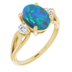 Oval Black Opal 93_Yellow Gold_Oval   