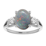 Oval Black Opal 12_White Gold_Oval