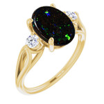 Oval Boulder Opal 32_Yellow Gold_Oval