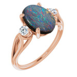 Oval Boulder Opal 33_Rose Gold_Oval