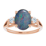 Oval Boulder Opal 33_Rose Gold_Oval