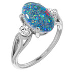 Oval Opal Triplet 58_Sterling Silver_Oval