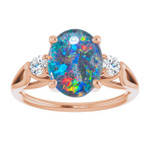 Oval Opal Triplet 60_Rose Gold_Oval