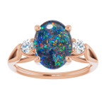 Oval Opal Triplet 62_Rose Gold_Oval