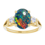 Oval Opal Triplet 70_Yellow Gold_Oval