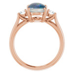 Oval Opal Triplet 74_Rose Gold_Oval