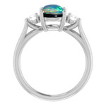 Round Black Opal 49_Sterling Silver_Round