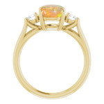 Round Black Opal 56_Yellow Gold_Round