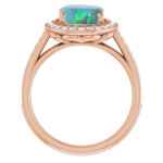 Oval Black Opal 75_Rose Gold_Oval