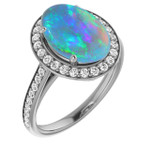 Oval Black Opal 75_White Gold_Oval