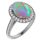 Oval Black Opal 76_Sterling Silver_Oval