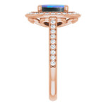 Oval Black Opal 78_Rose Gold_Oval