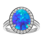 Oval Black Opal 78_White Gold_Oval