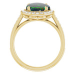 Oval Black Opal 7_Yellow Gold_Oval