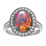 Oval Black Opal 10_Sterling Silver_Oval