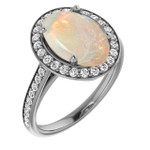 Oval White Opal 18_Sterling Silver_Oval