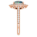 Oval Opal Triplet 69_Rose Gold_Oval