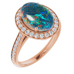 Oval Opal Triplet 70_Rose Gold_Oval