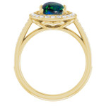 Round Black Opal 54_Yellow Gold_Round