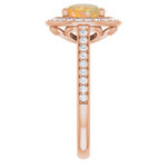 Round Black Opal 56_Rose Gold_Round