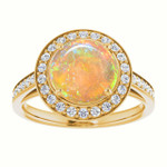 Round Black Opal 56_Yellow Gold_Round