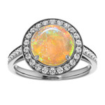 Round Black Opal 56_White Gold_Round