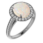 Round White Opal 57_Sterling Silver_Round