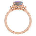 Oval Black Opal 76_Rose Gold_Oval