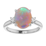 Oval Black Opal 76_Sterling Silver_Oval