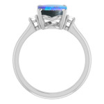 Oval Black Opal 78_White Gold_Oval