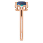 Oval Black Opal 2_Rose Gold_Oval