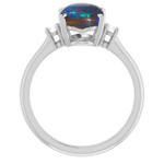 Oval Black Opal 2_Sterling Silver_Oval