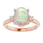 Oval Black Opal 13_Rose Gold_Oval