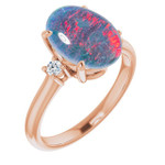 Oval Opal Triplet 63_Rose Gold_Oval