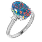 Oval Opal Triplet 65_Sterling Silver_Oval