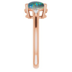 Oval Opal Triplet 67_Rose Gold_Oval