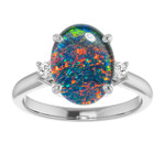 Oval Opal Triplet 68_Sterling Silver_Oval