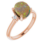 Round Boulder Opal 52_Rose Gold_Round